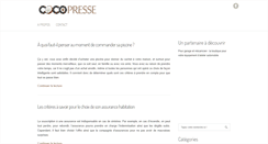 Desktop Screenshot of cocopresse.com